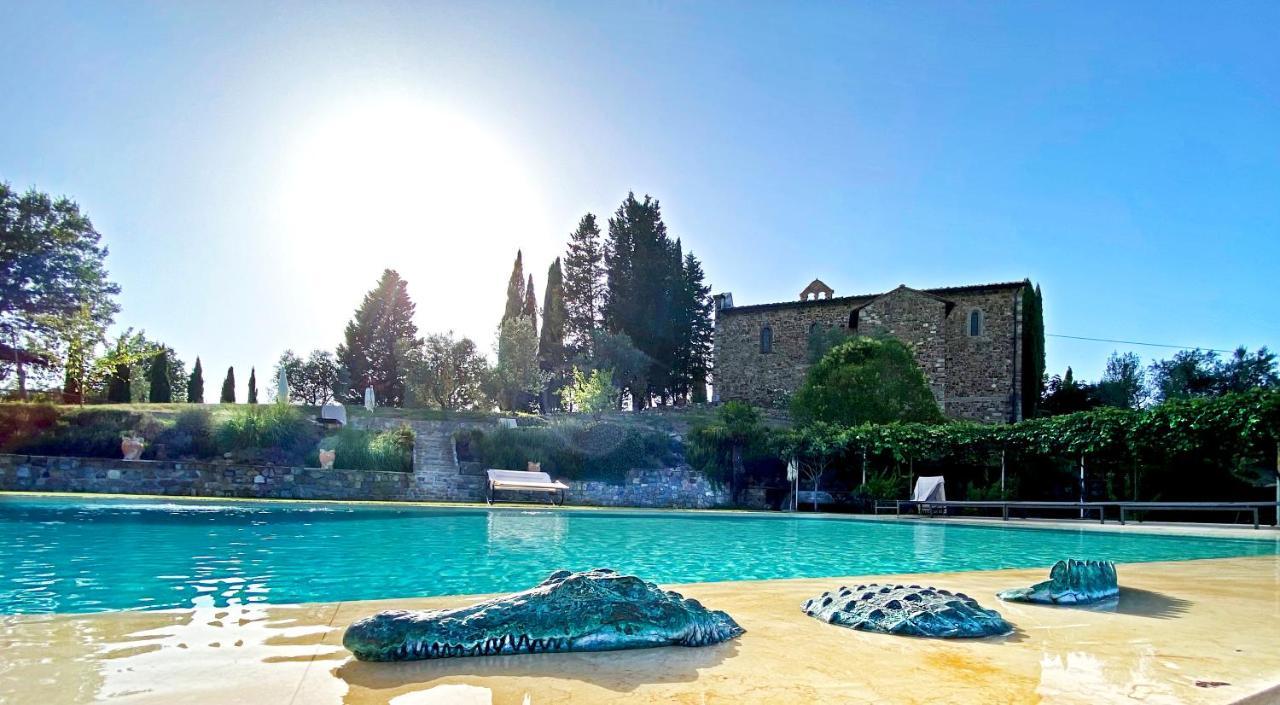 Villa Rignana Chianti Estate, Pool, Tennis,Cook Greve in Chianti Buitenkant foto