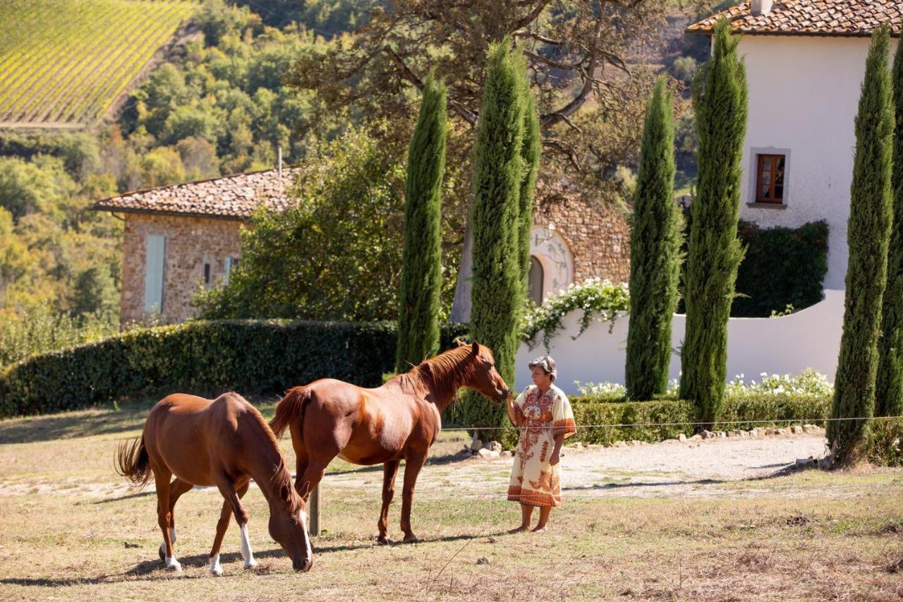 Villa Rignana Chianti Estate, Pool, Tennis,Cook Greve in Chianti Buitenkant foto