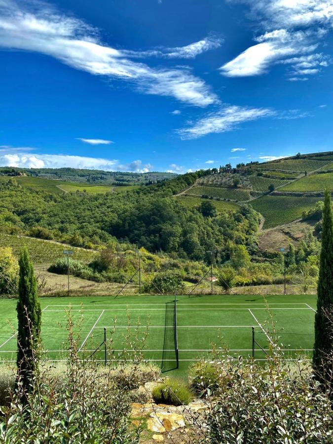 Villa Rignana Chianti Estate, Pool, Tennis,Cook Greve in Chianti Buitenkant foto