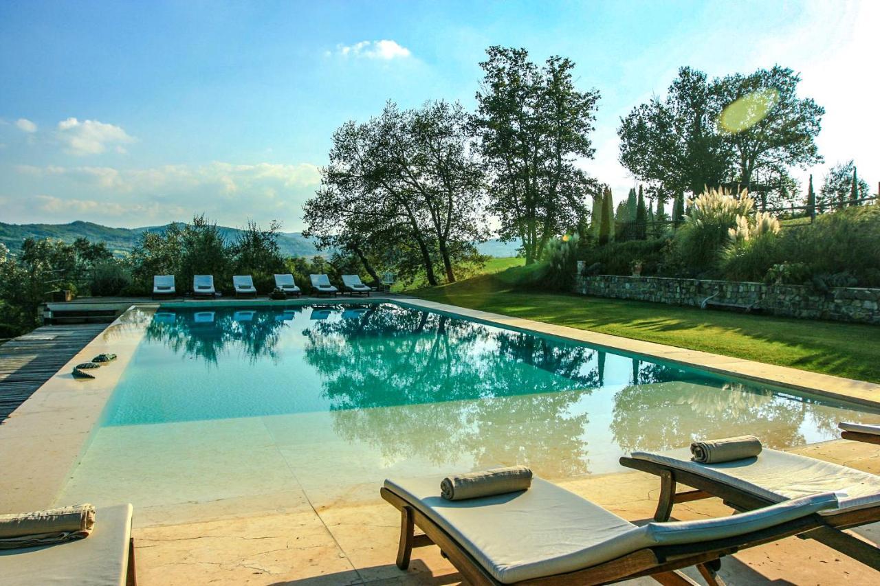 Villa Rignana Chianti Estate, Pool, Tennis,Cook Greve in Chianti Buitenkant foto