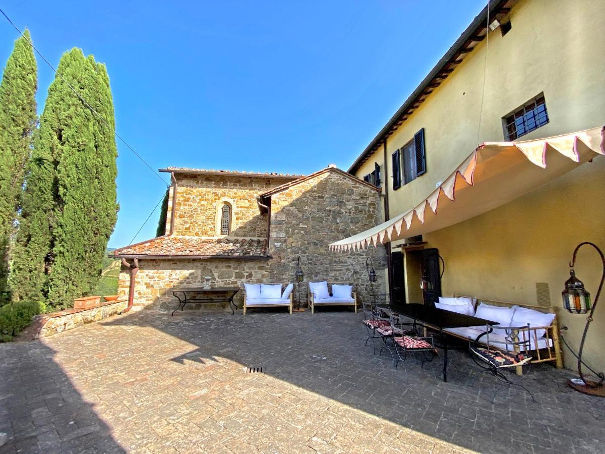 Villa Rignana Chianti Estate, Pool, Tennis,Cook Greve in Chianti Buitenkant foto