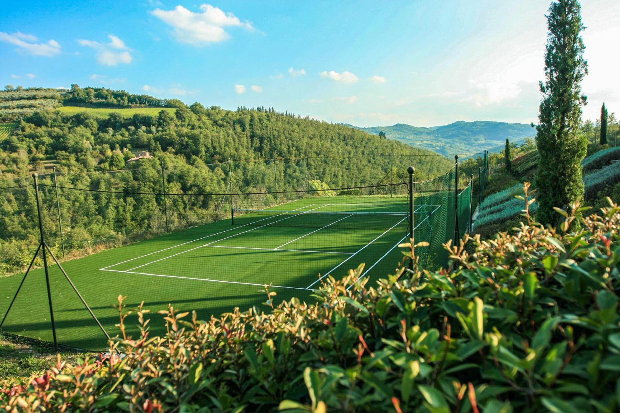 Villa Rignana Chianti Estate, Pool, Tennis,Cook Greve in Chianti Buitenkant foto