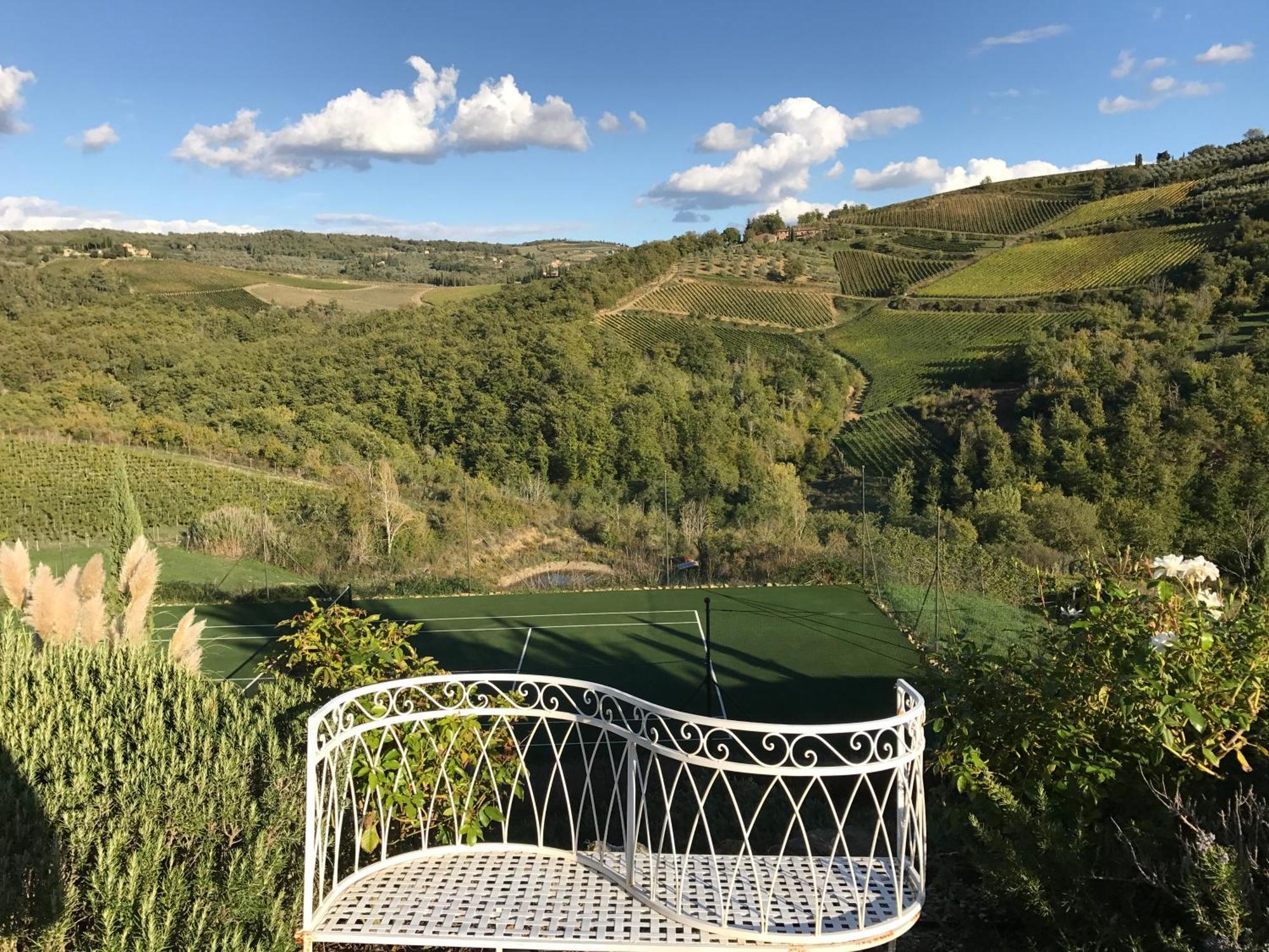 Villa Rignana Chianti Estate, Pool, Tennis,Cook Greve in Chianti Buitenkant foto