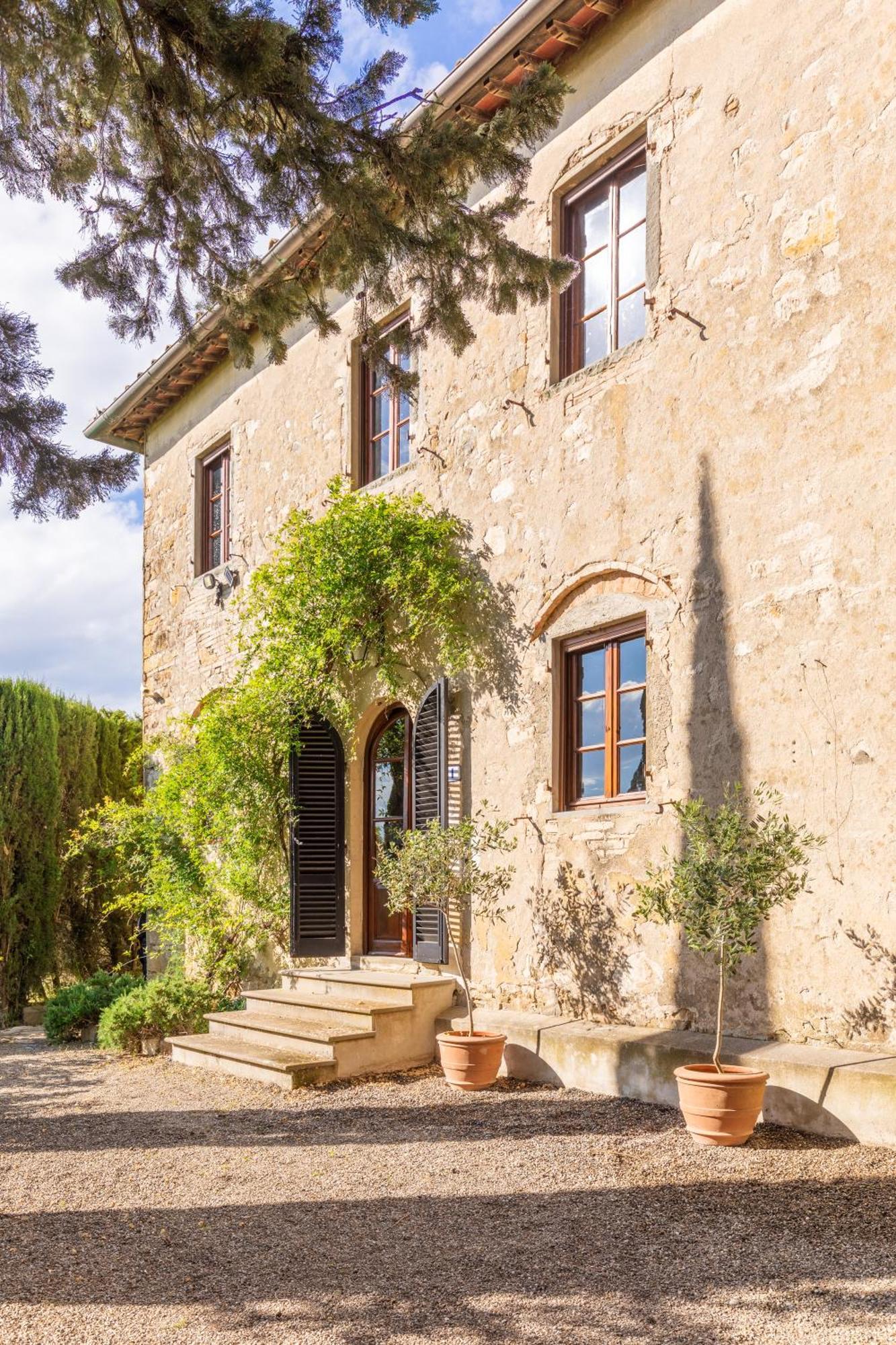 Villa Rignana Chianti Estate, Pool, Tennis,Cook Greve in Chianti Buitenkant foto