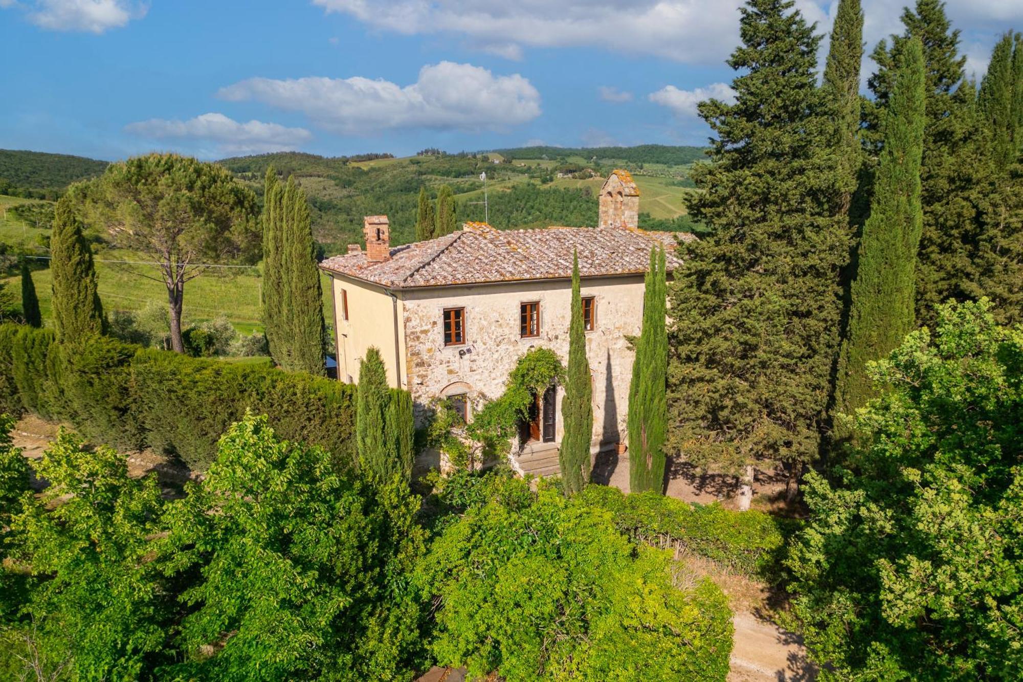 Villa Rignana Chianti Estate, Pool, Tennis,Cook Greve in Chianti Buitenkant foto