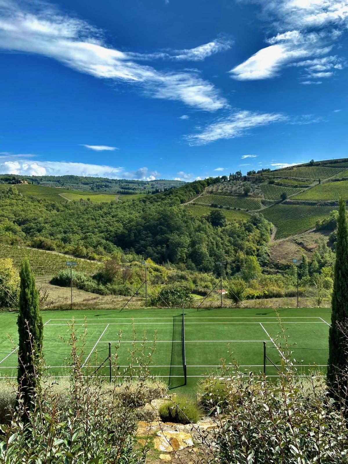 Villa Rignana Chianti Estate, Pool, Tennis,Cook Greve in Chianti Buitenkant foto