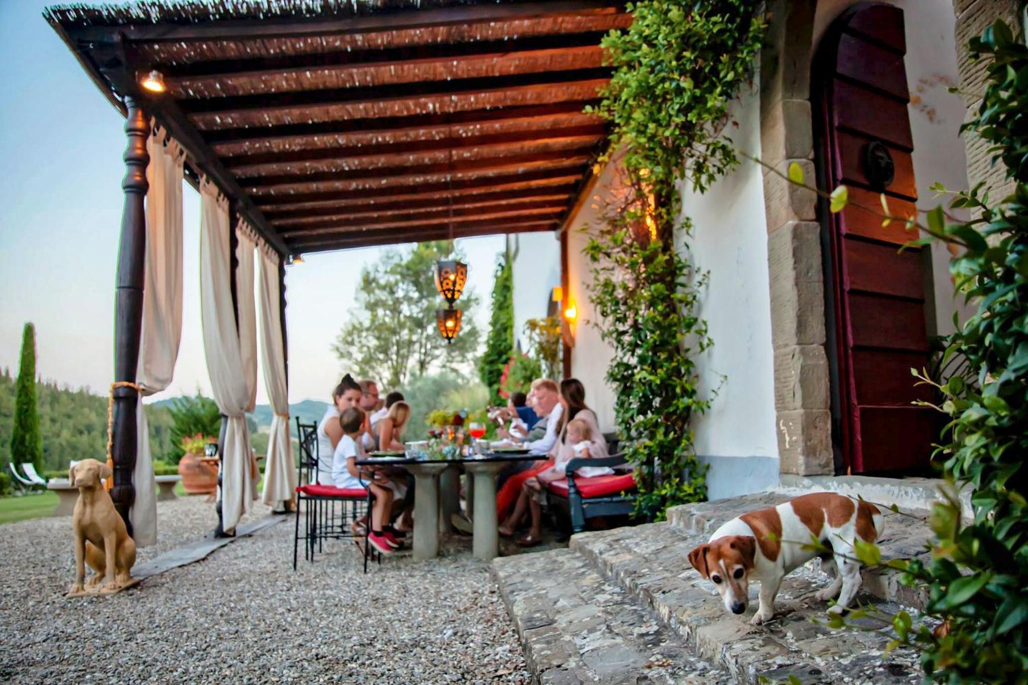 Villa Rignana Chianti Estate, Pool, Tennis,Cook Greve in Chianti Buitenkant foto